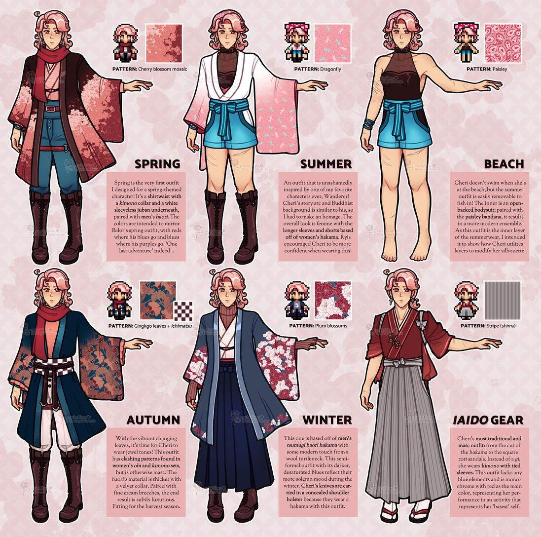 Official main seasonal outfits