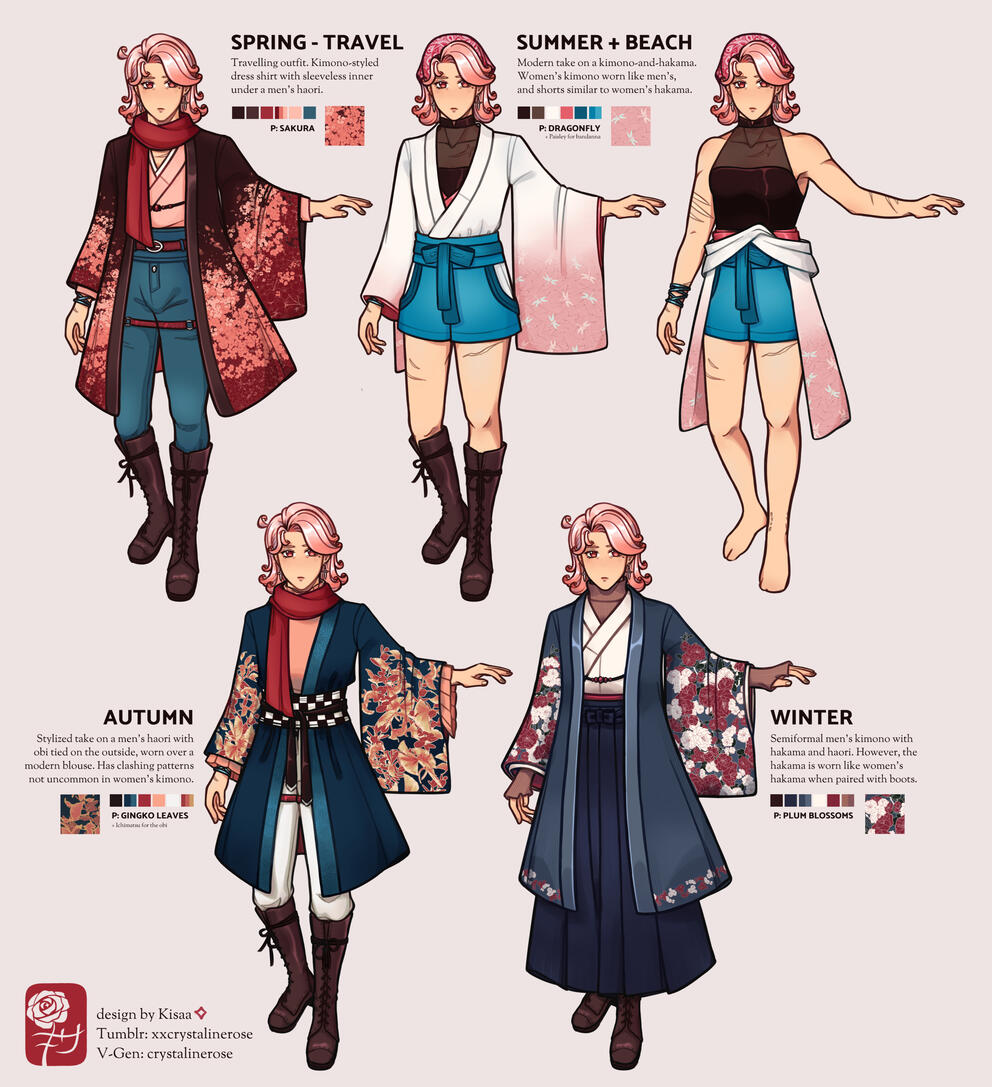 Official main seasonal outfits