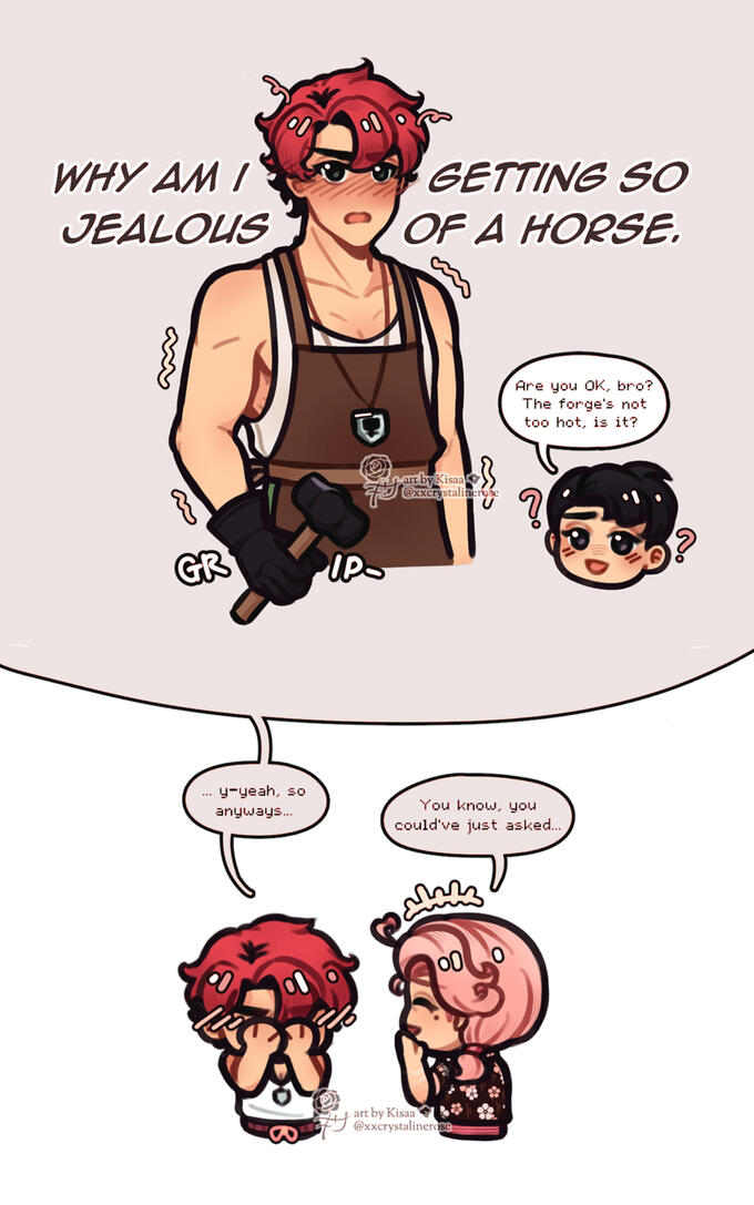 The girl you like, her horse, and you (2)