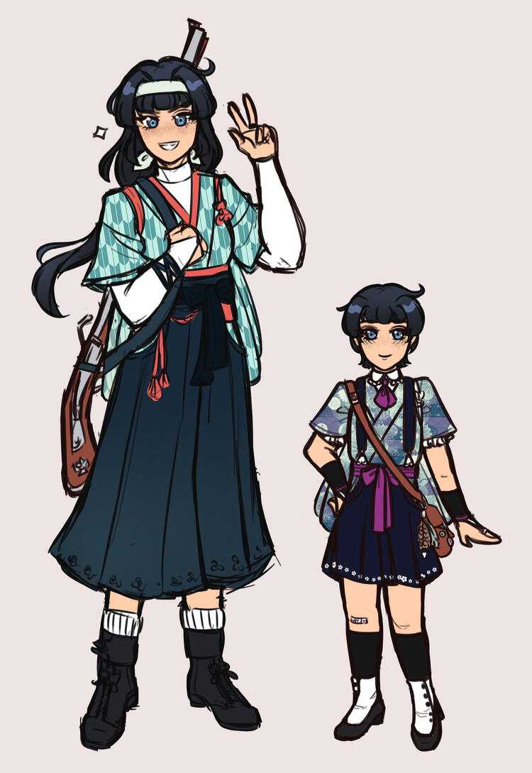 Initial outfit designs
