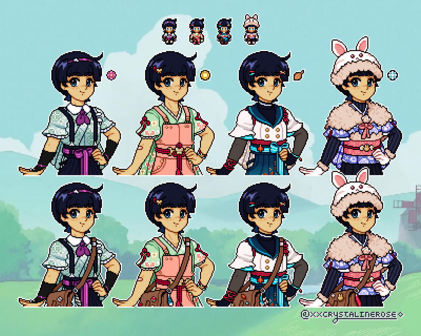 Official main seasonal outfits