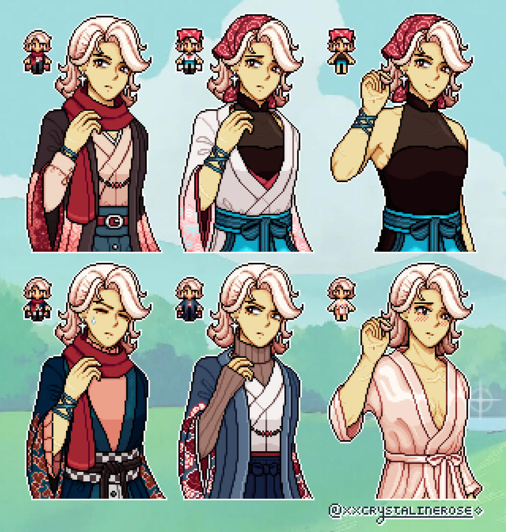 FoM-Style Pixel Portraits