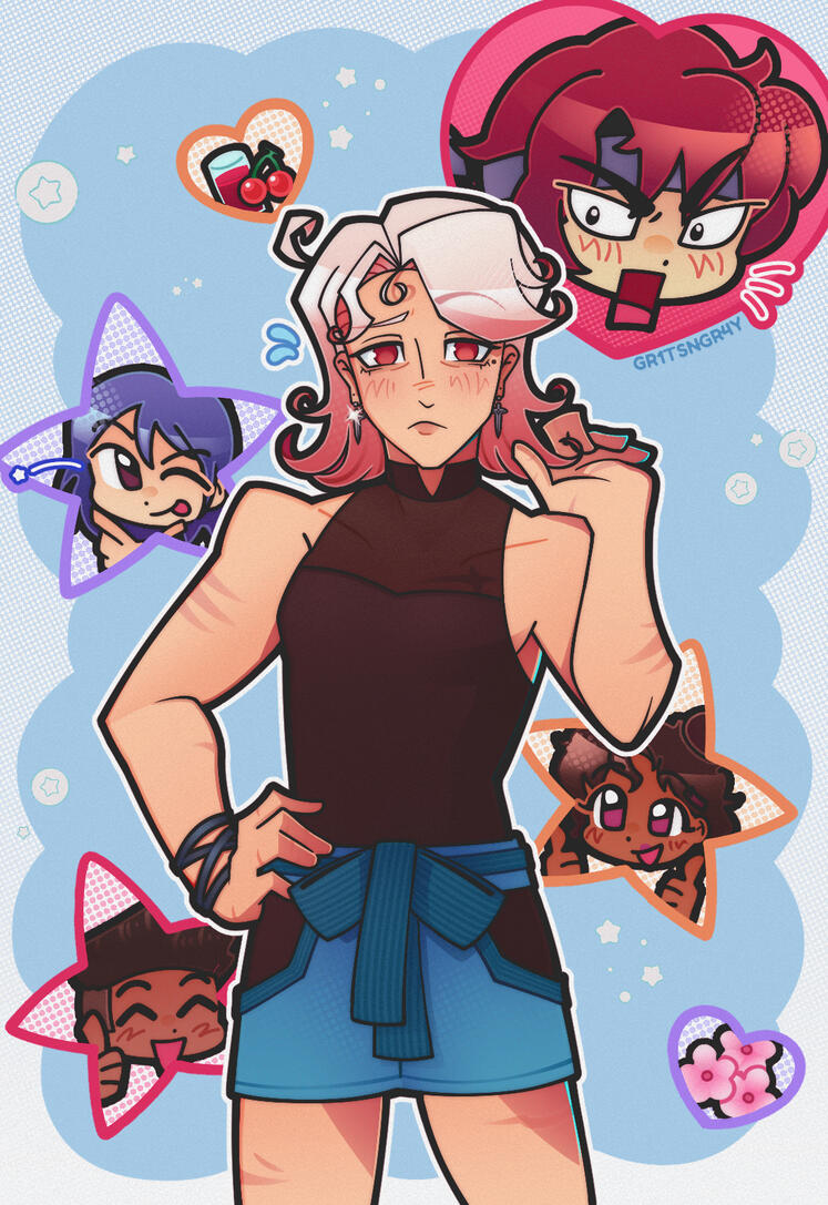 Halfbody Illustration by Karly